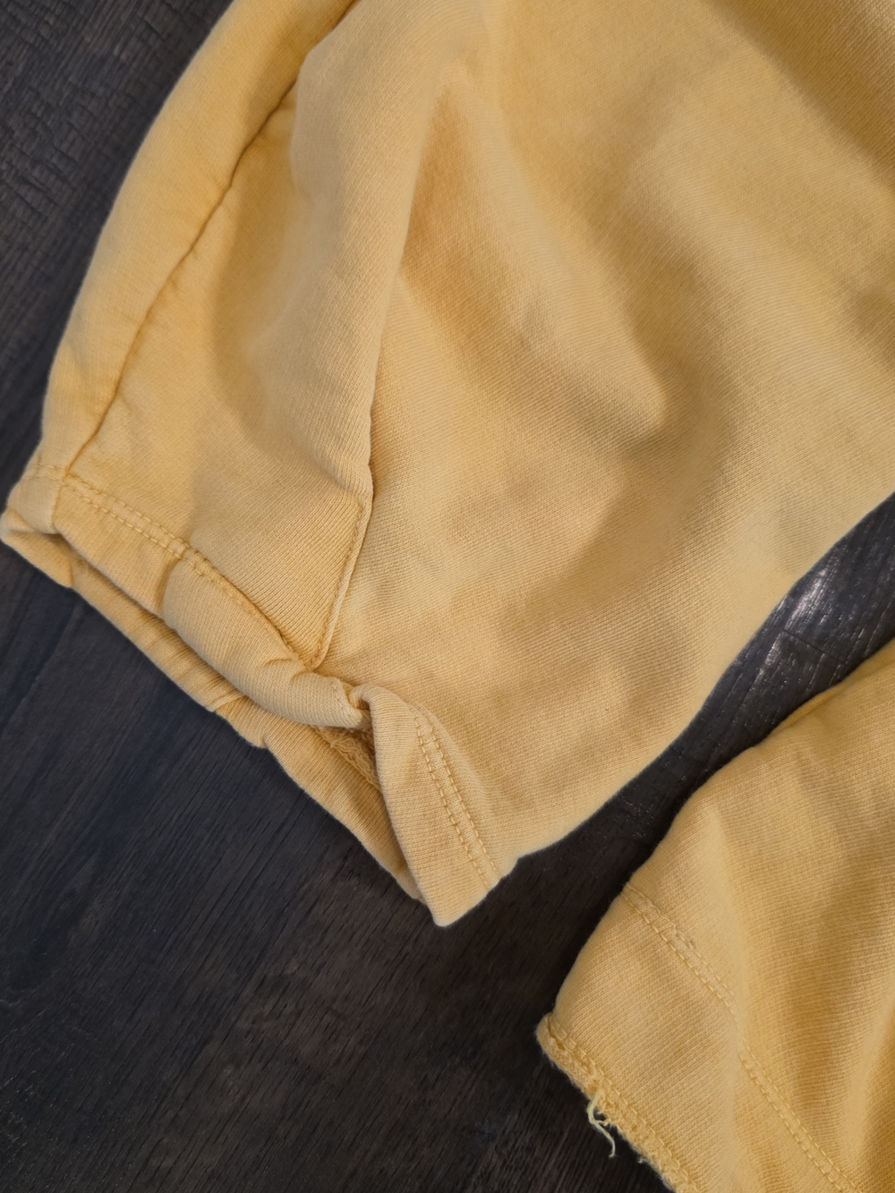Anthropologie Sunlit Yellow Cropped Crewneck Sweatshirt - Picture 8 of 10